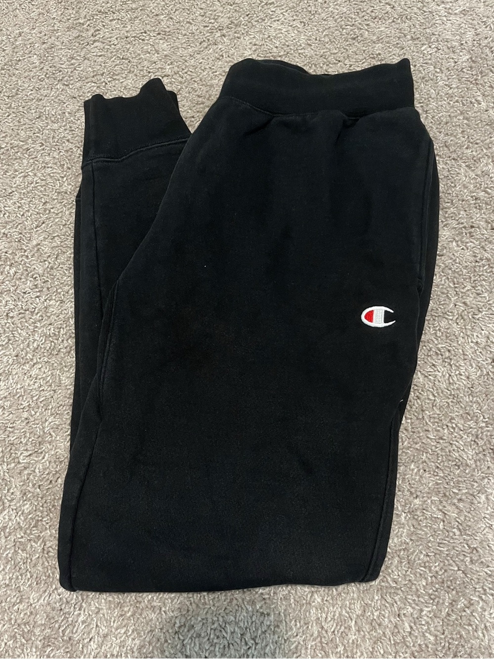 Champion Black Jogger/Sweatpants Size Large